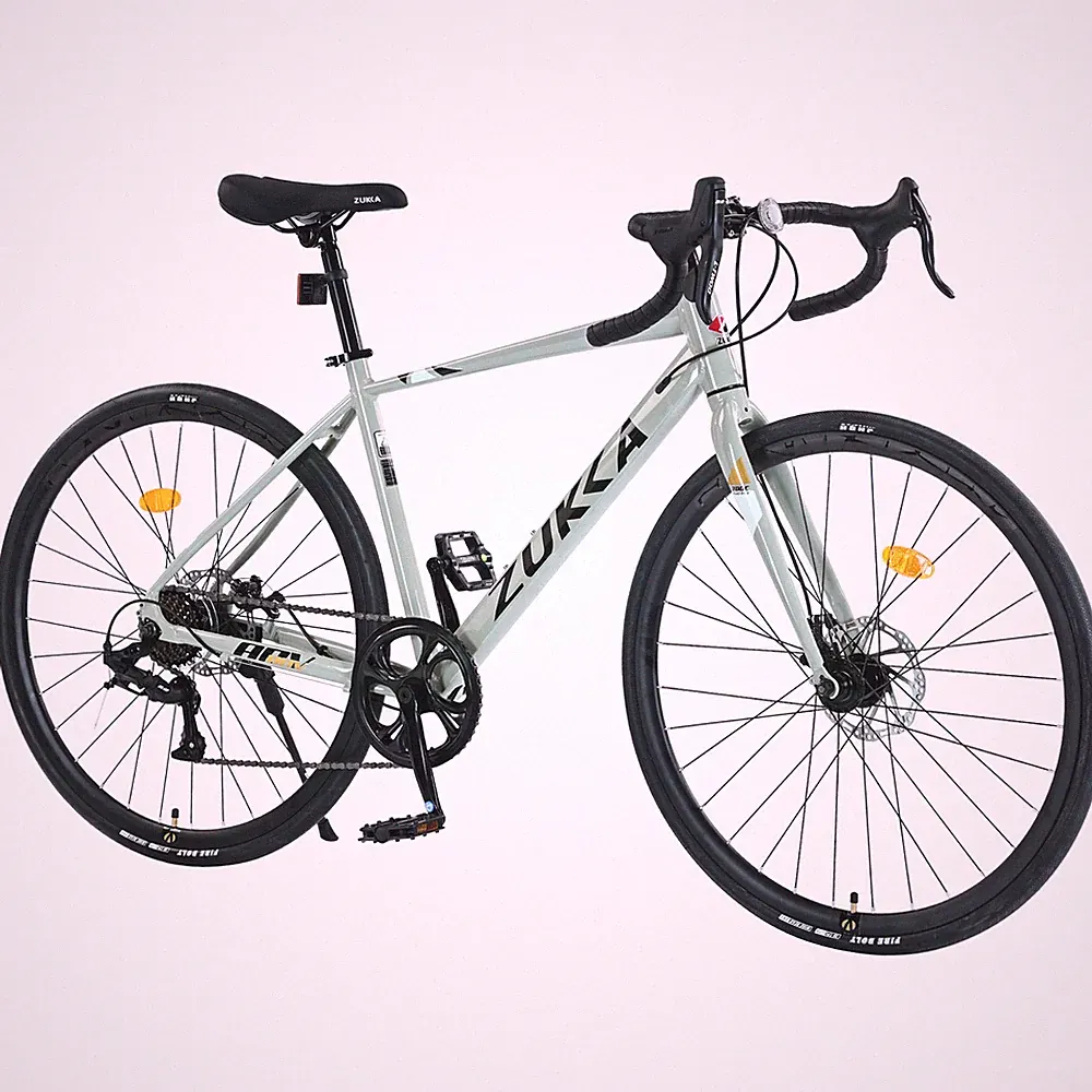 700C Road Bike, 7 Speed Road Bike, for Men Women, Aluminum Alloy Frame Bicycle