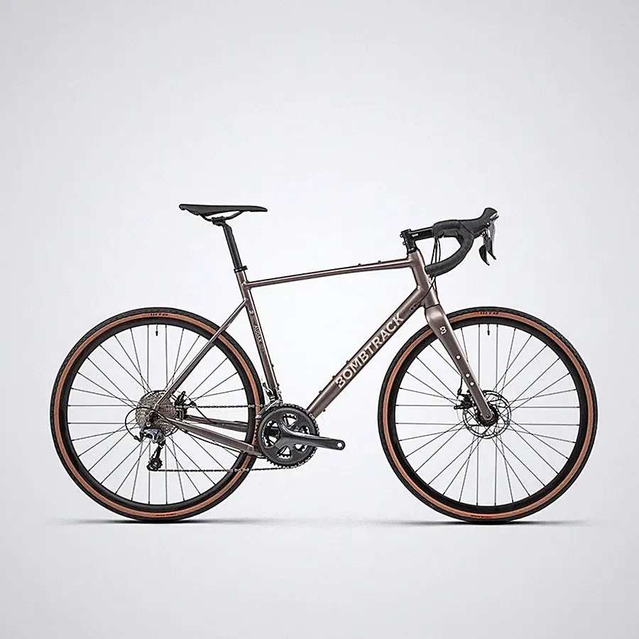 Bombtrack Audax AL Road Bike - Lightweight 6061-T6 Aluminum Frame, Full Carbon