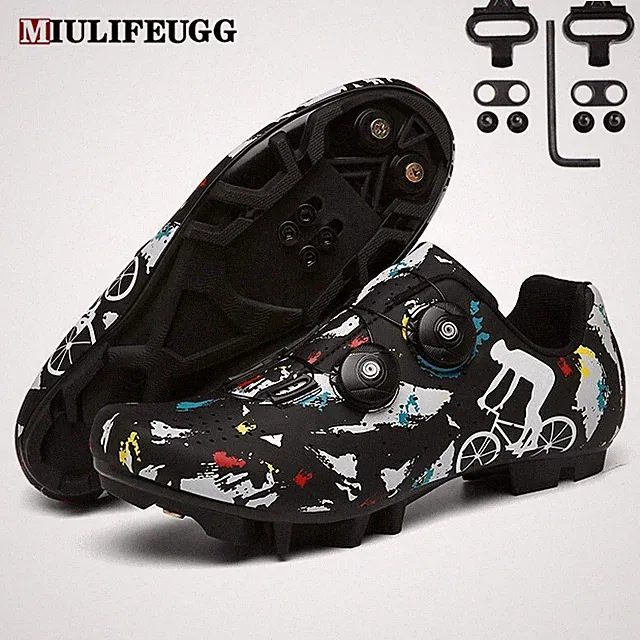 MTB Cycling Shoes Men's Self-locking Road Bike Sneakers Racing Bicycle Shoes