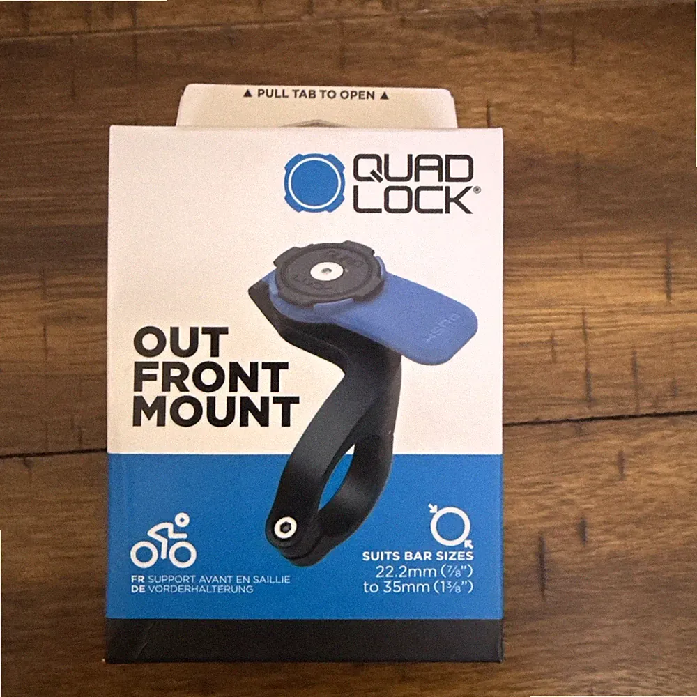 Quad Lock Out Front Bike Mount – Road / MTB / Gravel / Urban Cycling – Brand New