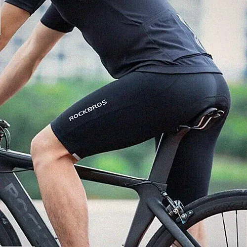 ROCKBROS Men’s Cycling Shorts MTB Road Bike Compression Pants Coolmax Pad Pants